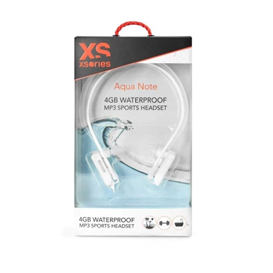 XSories Aquanote fehér vízálló sport mp3 lejátszó 4GB memóriával