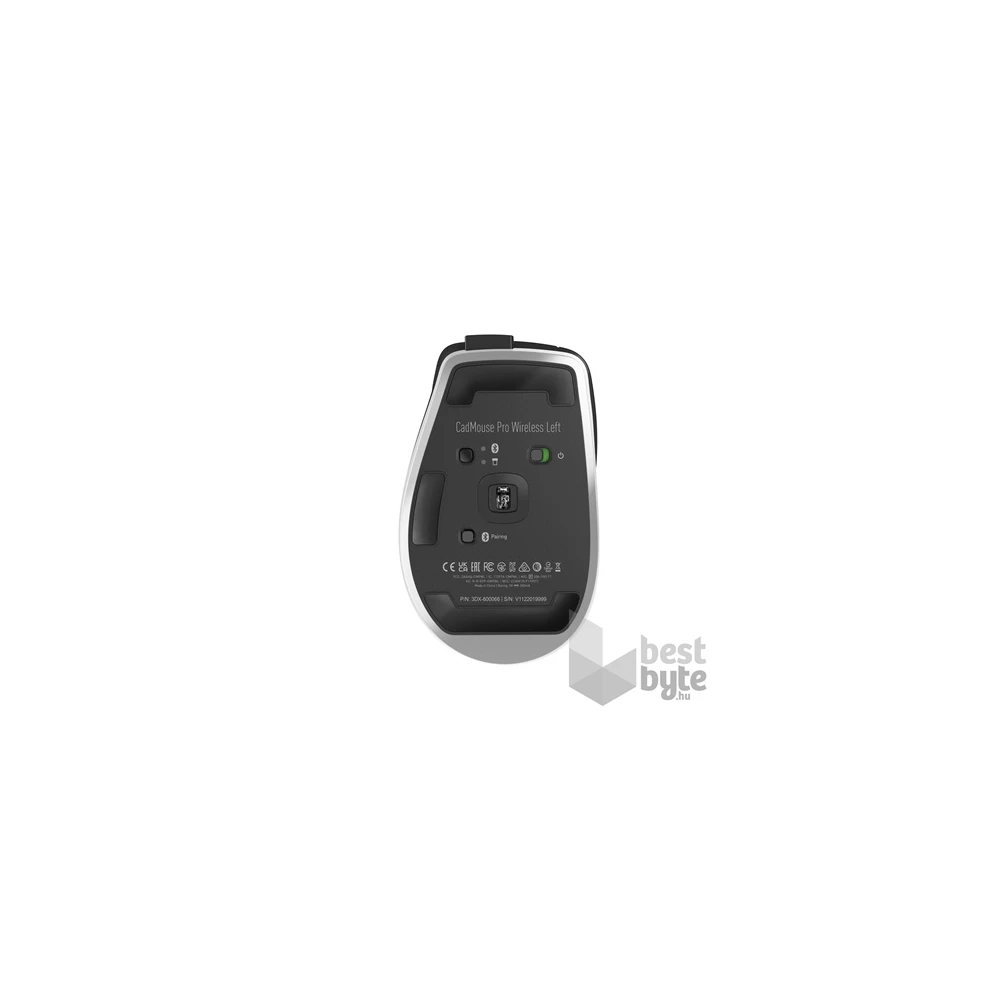 3Dconnexion CadMouse Pro vezeték nélküli fekete balkezes egér