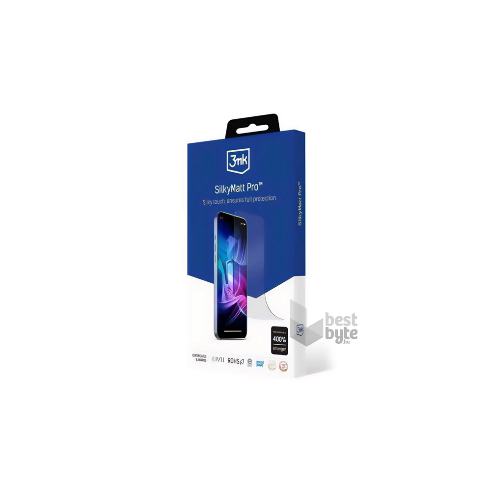 3MK GP-154456 Galaxy A55 5G (SM-A556) / A35 5G (SM-A356) matt öngyógyító átlátszó kijelzővédő + applikáló folyadék