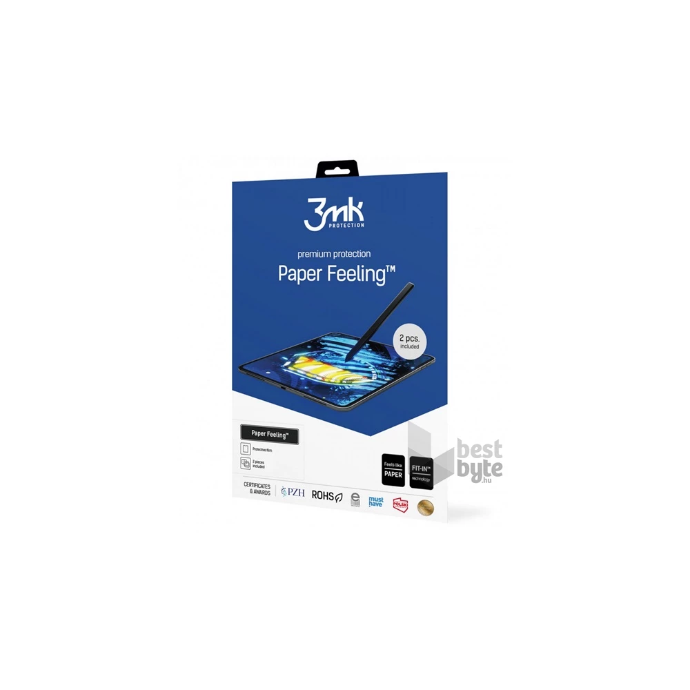 3MK GP-156060 2db Galaxy Tab S9 Plus LTE (SM-X816) / Galaxy Tab S9 Plus WIFI (SM-X810) papír hatású átlátszó kijelzővédő