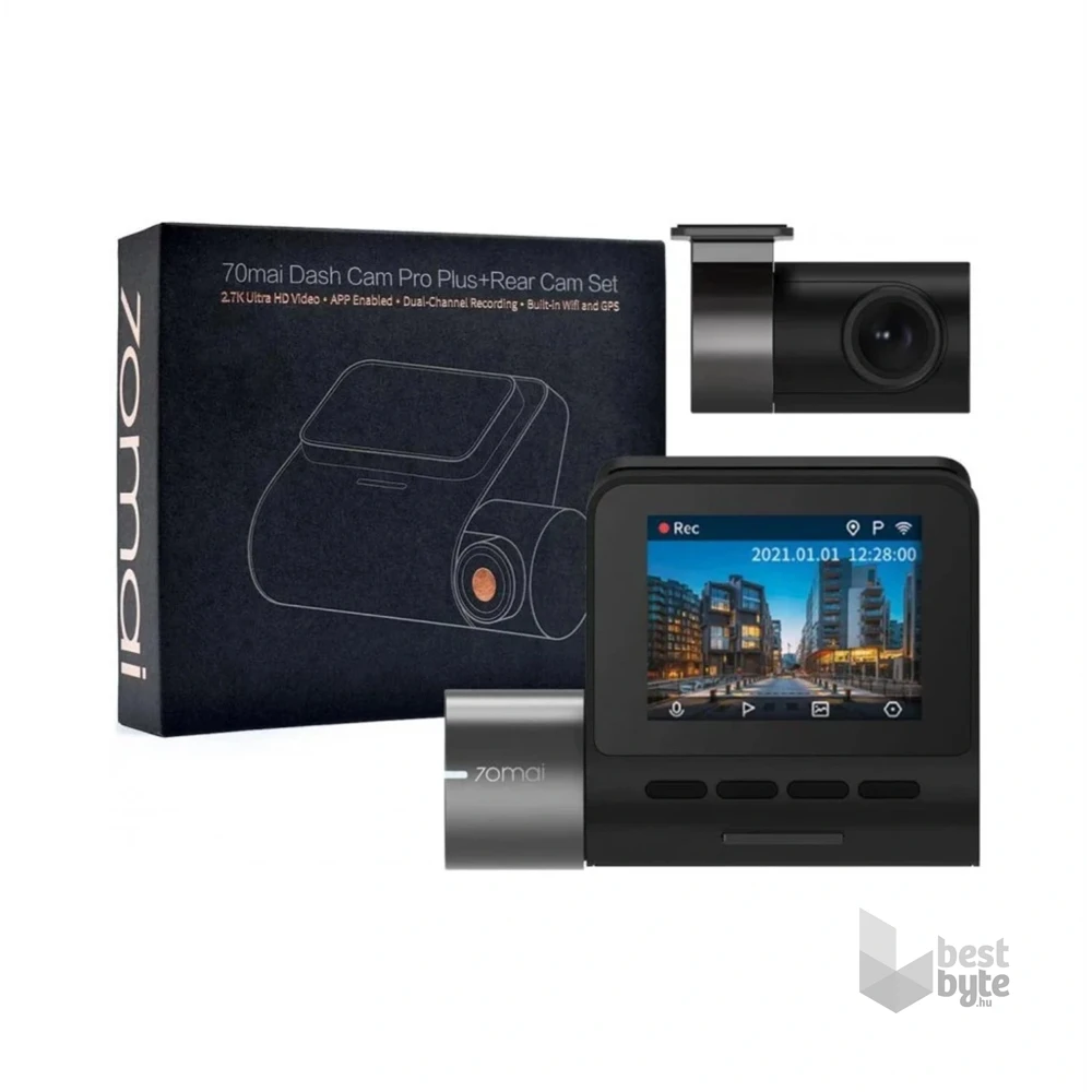 70mai Dash Cam Pro Plus+ A500S + RC06 SET menetrögzítő kamera
