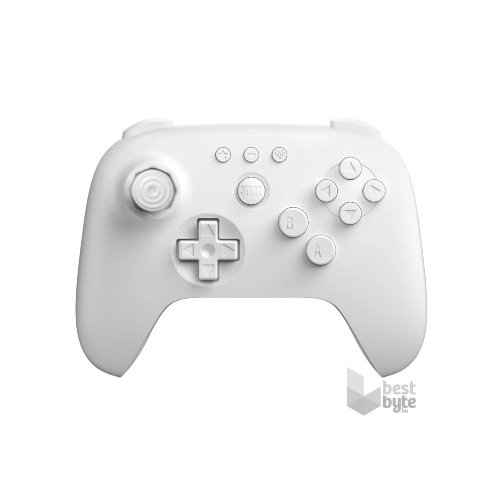 8BitDo 64 Bluetooth Nintendo Switch / Switch 2 / PC / Analog 3D / Mobil fehér vezeték nélküli kontroller