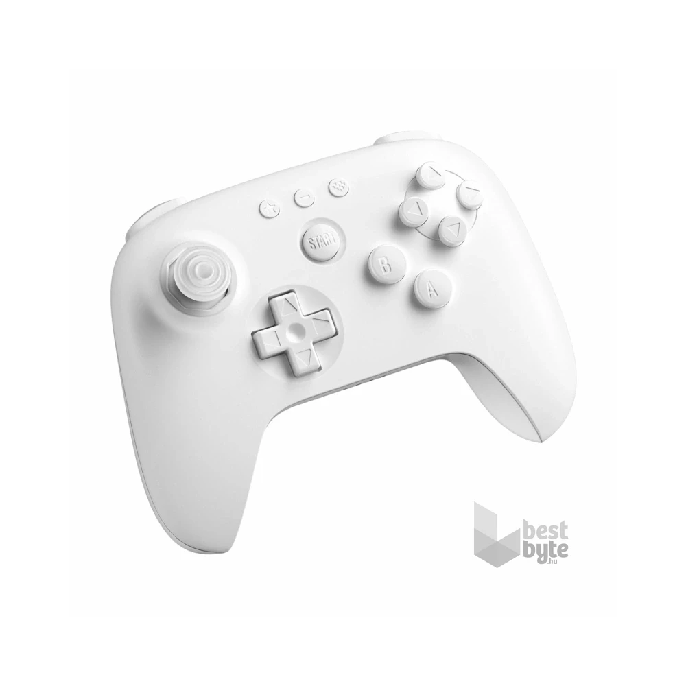 8BitDo 64 Bluetooth Nintendo Switch / Switch 2 / PC / Analog 3D / Mobil fehér vezeték nélküli kontroller