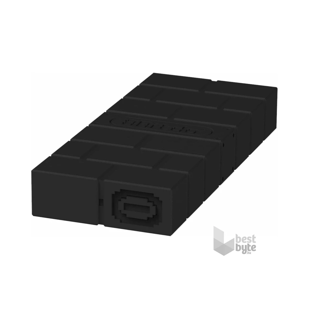 8BitDo USB Wireless Adapter 2, Nintendo Switch/Switch 2, Mobil, Xbox, PC, PlayStation, fekete kontroller adapter