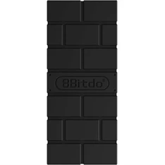 8BitDo USB Wireless Adapter 2, Nintendo Switch/Switch 2, Mobil, Xbox, PC, PlayStation, fekete kontroller adapter