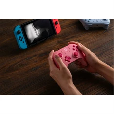 8BitDo Ultimate 2C Nintendo Switch / Switch 2 Hall-Effect pink vezeték nélküli kontroller
