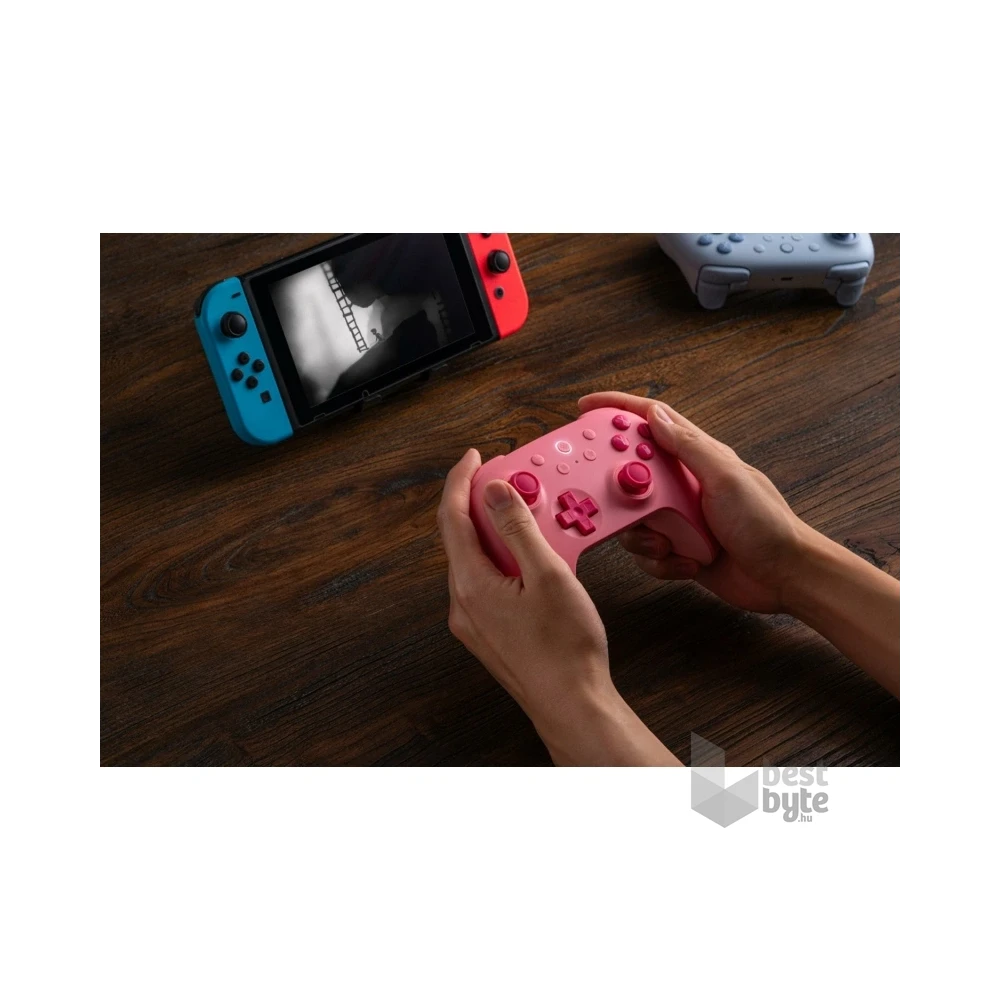 8BitDo Ultimate 2C Nintendo Switch / Switch 2 Hall-Effect pink vezeték nélküli kontroller