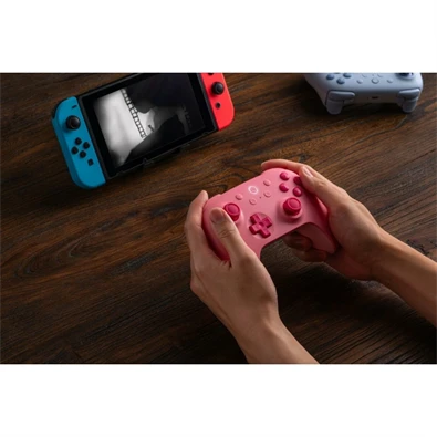 8BitDo Ultimate 2C Nintendo Switch / Switch 2 Hall-Effect pink vezeték nélküli kontroller