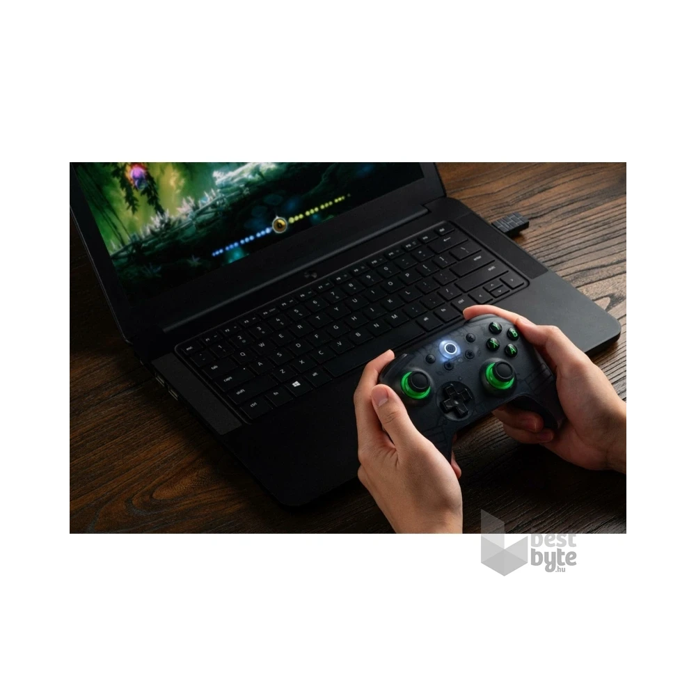 8BitDo Ultimate 2C Wireless, PC, Mobil (Android), Hall-Effect, fekete vezeték nélküli kontroller