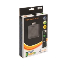 A-Solar Solar Super Charger napelemes töltő, iPod/iPhone, 1900 mAh-s akkumulátorral