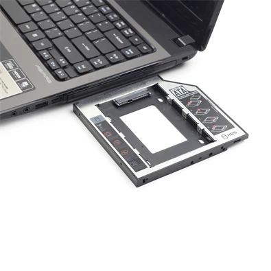Gembird notebook 9,5mm ODD optikai meghajtó helyére HDD, SSD beépítő keret