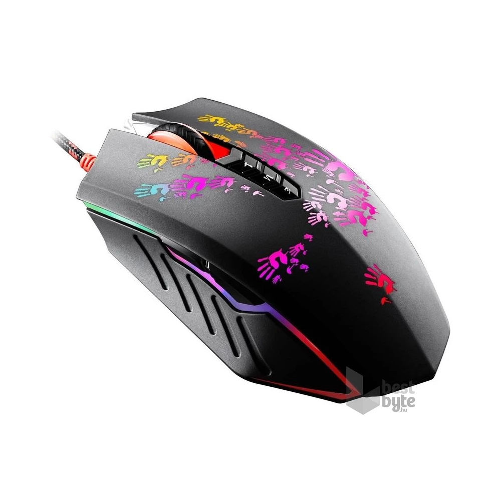 A4-Tech A4TMYS46161 Bloody Blazing A60 USB fekete gamer egér
