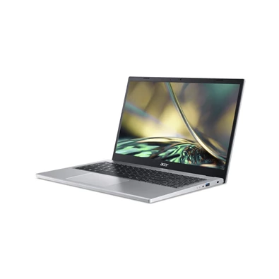 ACER Aspire A315-24P-R11R, 15.6" FHD, AMD Ryzen 3 7320U, 8GB, 512GB SSD, UMA, DOS, ezüst