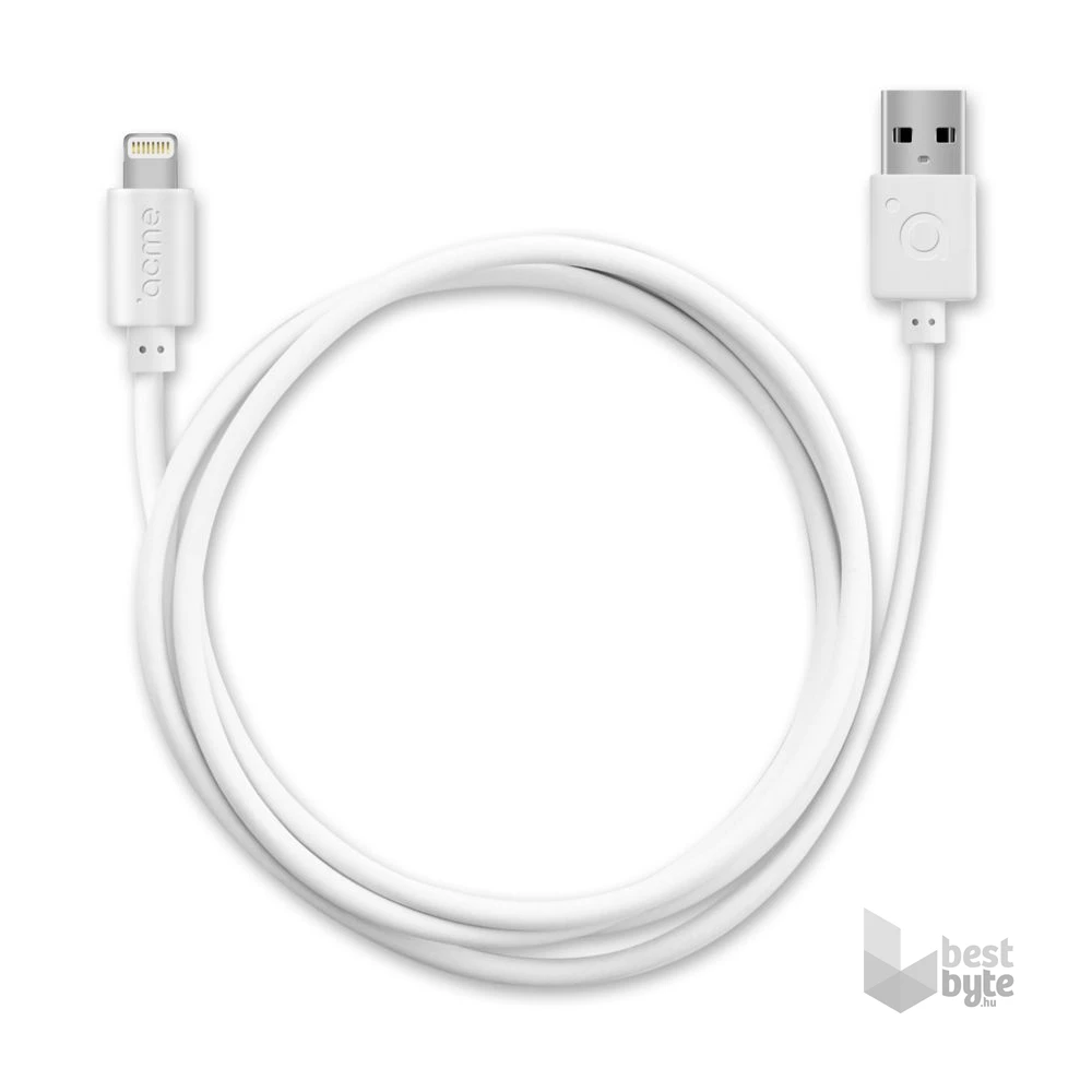 ACME CB1031W 1m fehér lightning kábel
