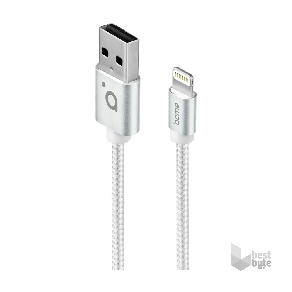 ACME CB2031S 1m ezüst lightning kábel