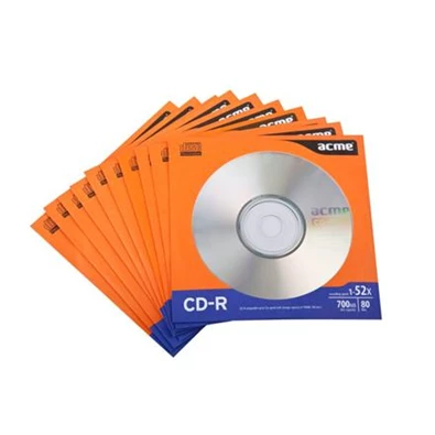 Acme CD-R80700MB52X papírtokos írható CD lemez
