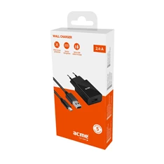 ACME CH211 2,4A univerzális USB hálózati töltő + microUSB kábel