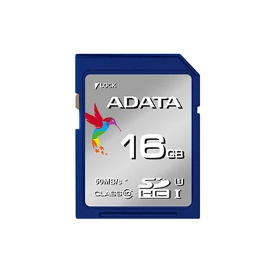 ADATA 16GB SD Premier (SDHC Class 10 UHS-I) (ASDH16GUICL10-R) memória kártya
