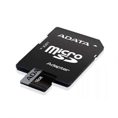 ADATA 16GB SD micro Premier Pro (SDHC Class 10 UHS-I U3) (AUSDH16GUI3V30S-RA1) memória kártya adapterrel