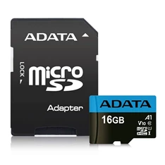 ADATA 16GB SD micro Premier (SDHC Class 10 UHS-I) (AUSDH16GUICL10A1-RA1) memória kártya adapterrel