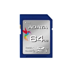 ADATA 64GB SD Premier (SDXC Class 10 UHS-I) (ASDX64GUICL10-R) memória kártya
