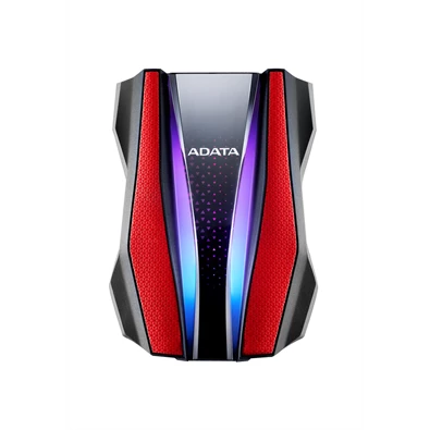 ADATA AHD770G 2,5" 2TB USB3.2 RGB ütés és vízálló piros külső winchester