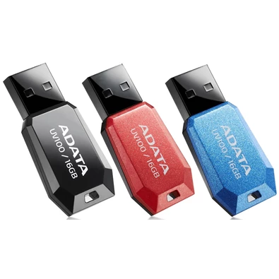 ADATA 16GB USB2.0 Fekete (AUV100-16G-RBK) Flash Drive