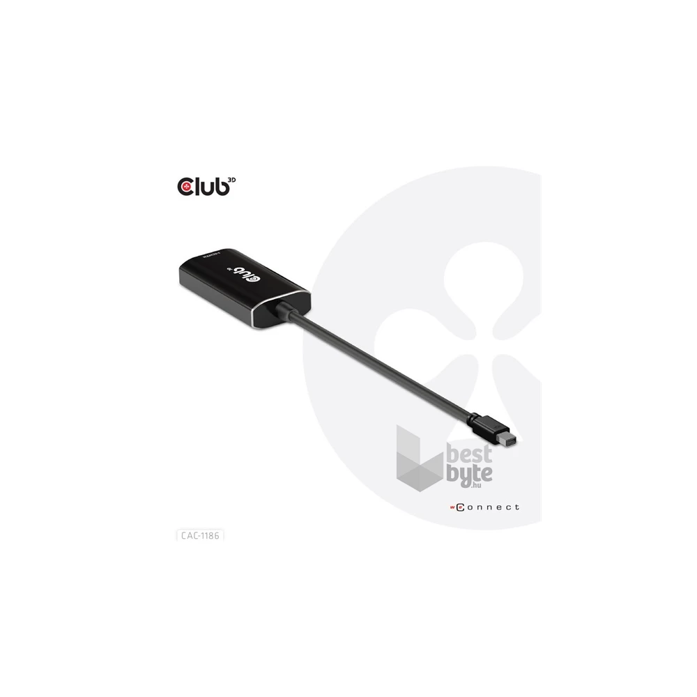 Club3D Mini DisplayPort 1.4 to HDMI 4K120Hz with DSC1.2 Active Adapter M/F