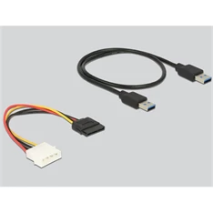 ADA Delock 41423 Bővítőkártya PCI Express x1 > PCI Express x16 + USB-kábellel - 60cm