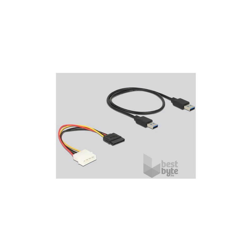 ADA Delock 41423 Bővítőkártya PCI Express x1 > PCI Express x16 + USB-kábellel - 60cm