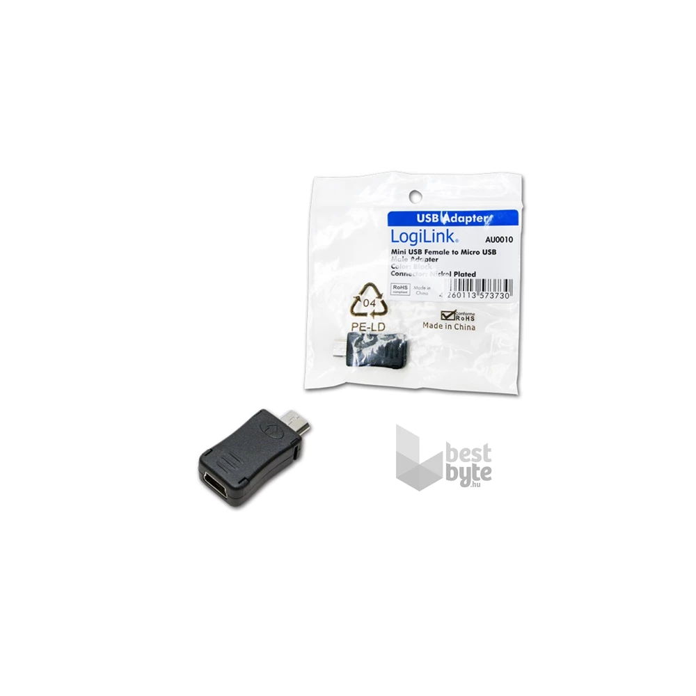 LogiLink AU0010 miniUSB anya - micro USB apa adapter