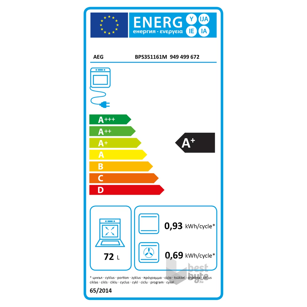AEG BPS351161M SteamBake inox, beépíthető, sütőtér: 72L, grill, légkeverés, pirolitikus, sütő
