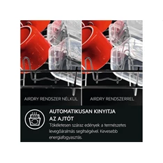 AEG FFB53937ZM programok száma: 8, szabadonálló, 14 terítékes mosogatógép 