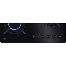 AEG HKB64453NB fekete, beépíthető, gáz, főzőzóna: 4, beépíthető méret: 56cm, főzőlap