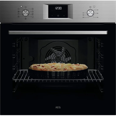 AEG OA5AB21SM inox-fekete, beépíthető, sütőtér:72L, grill, légkeverés, hidrolitikus, gőzsütő