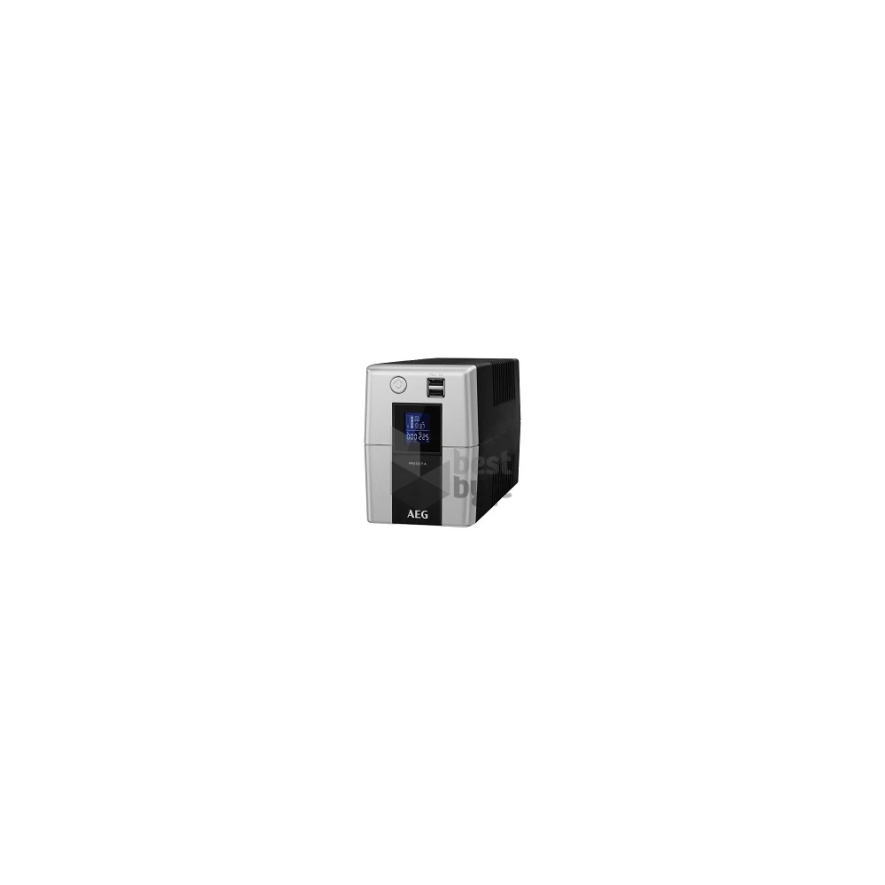AEG Protect A 500VA 4xIEC C13 VI line interaktív szünetmentes tápegység C13-Schuko adapterrel