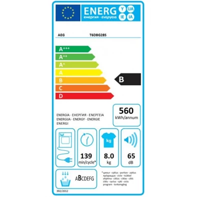 AEG T6DBG28S kondenzációs szárítógép