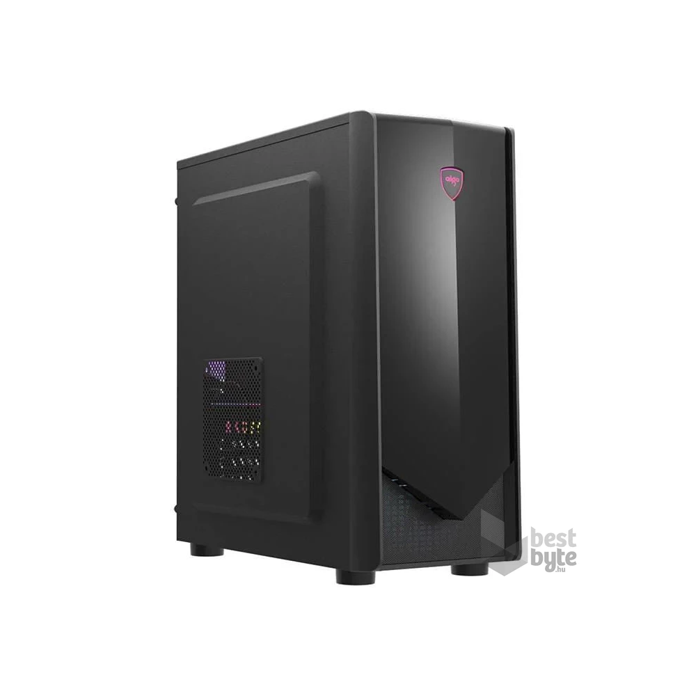 AIGO B352 fekete (táp nélküli) ATX ház