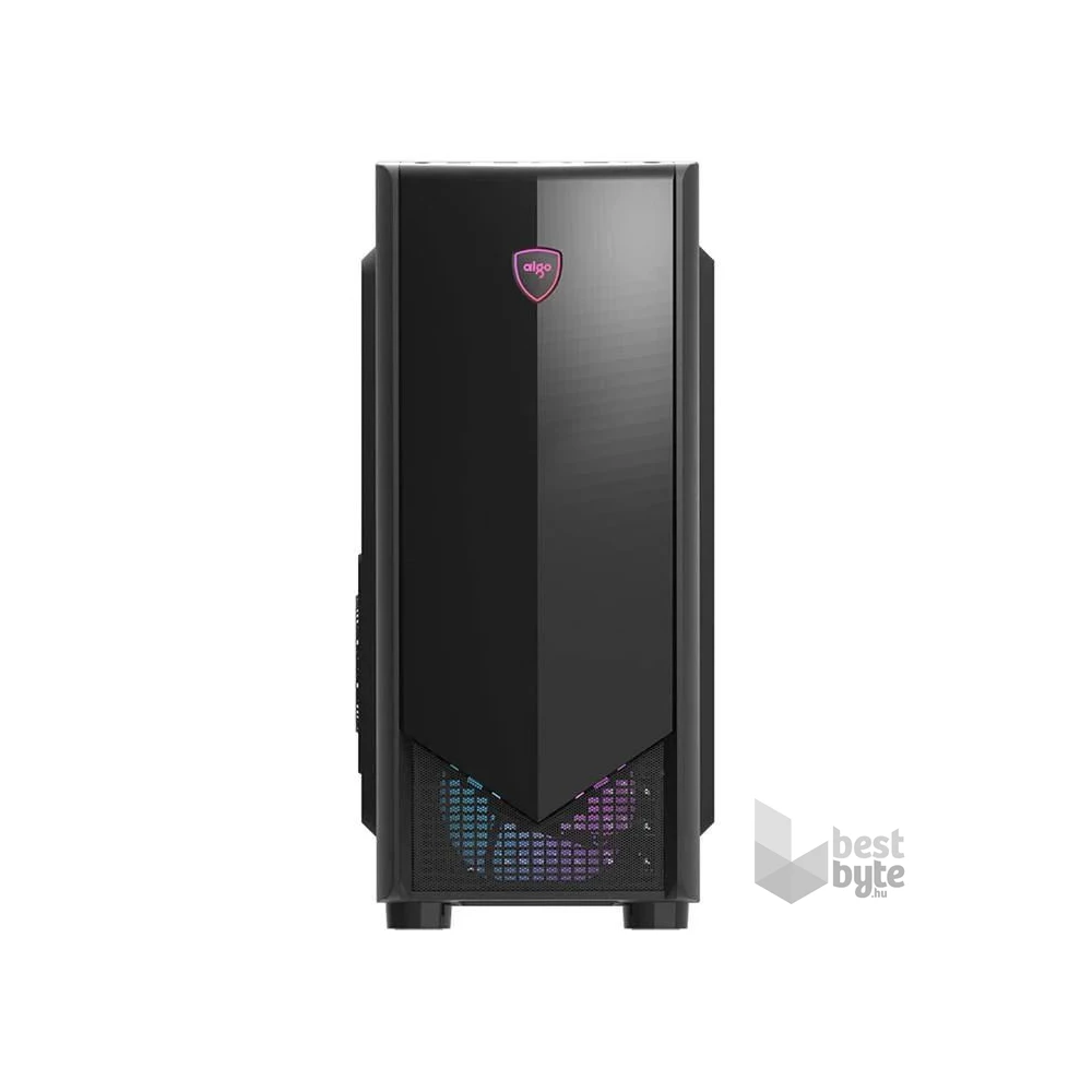 AIGO B352 fekete (táp nélküli) ATX ház