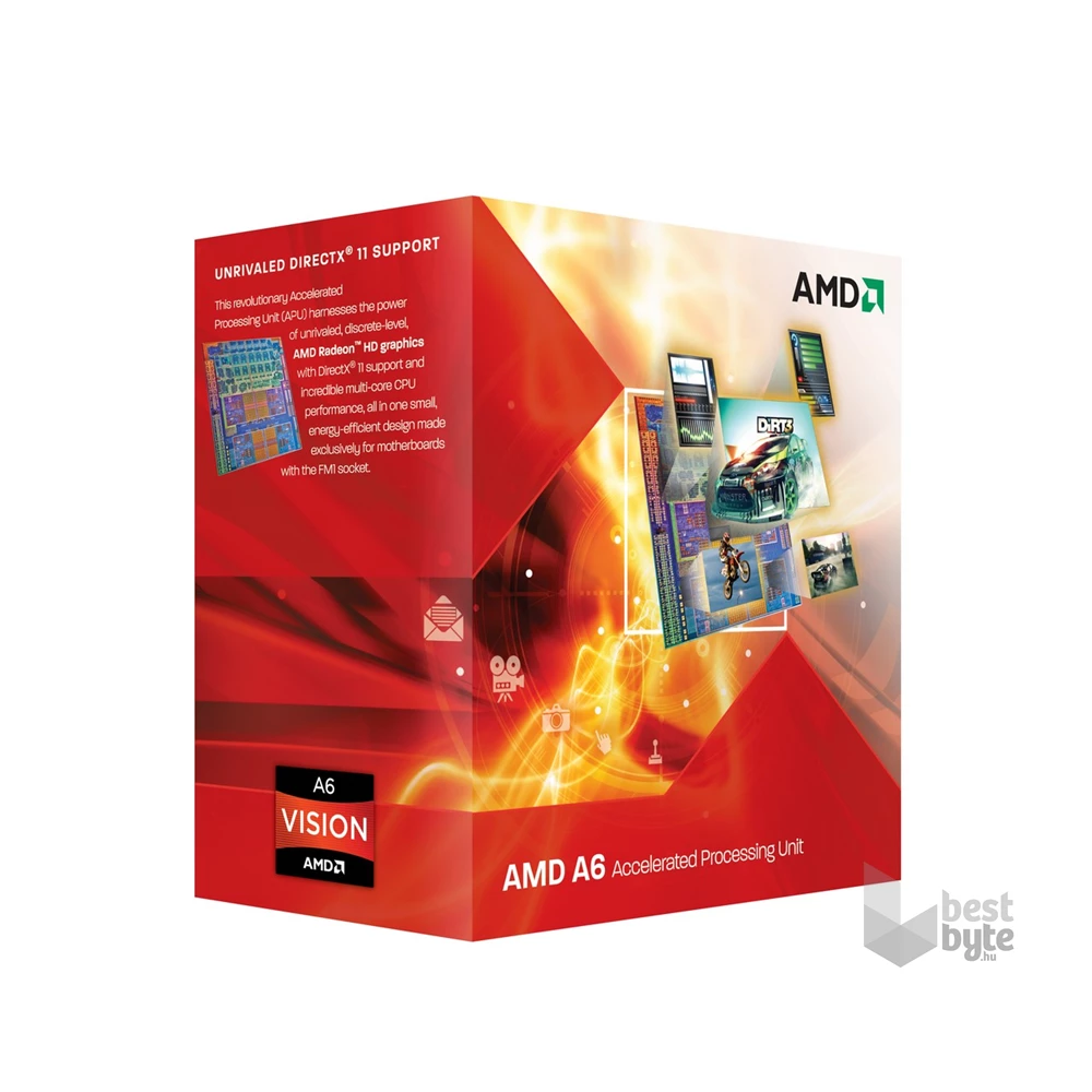 AMD A6 2,10GHz Socket FM1 (3500) box processzor