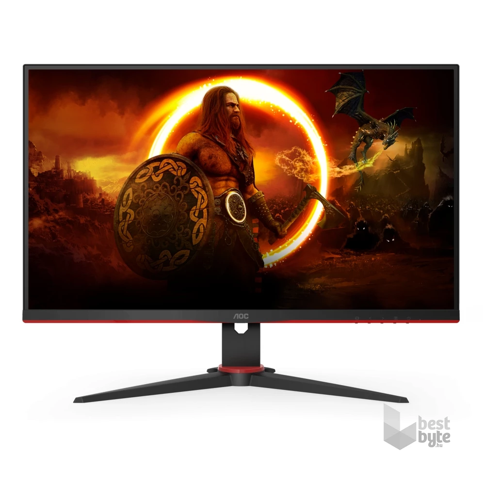 AOC 23,6" 24G2AE/BK FHD IPS 144Hz HDMI/DP/VGA gamer monitor