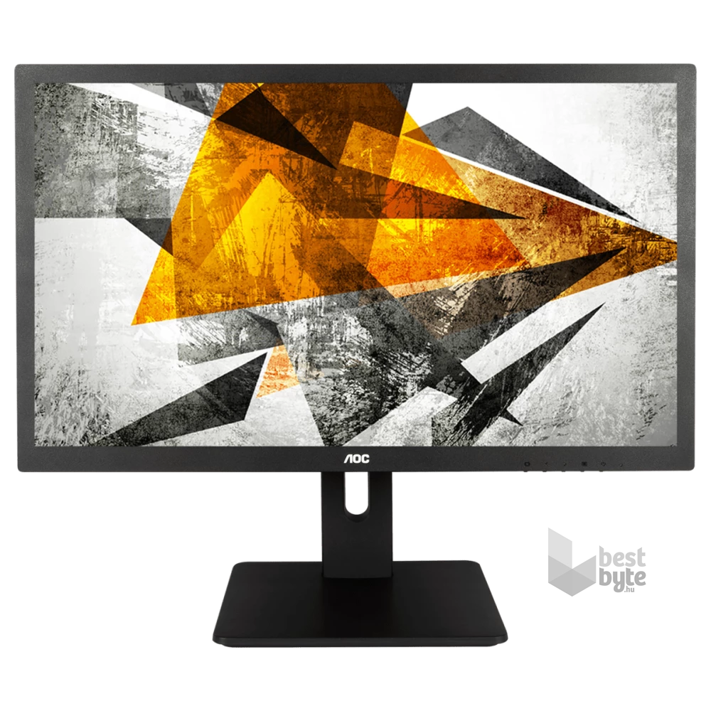 AOC 23,6" E2475PWJ TN FHD HDMI/VGA/DVI/hangszóró fekete monitor (Használt A)