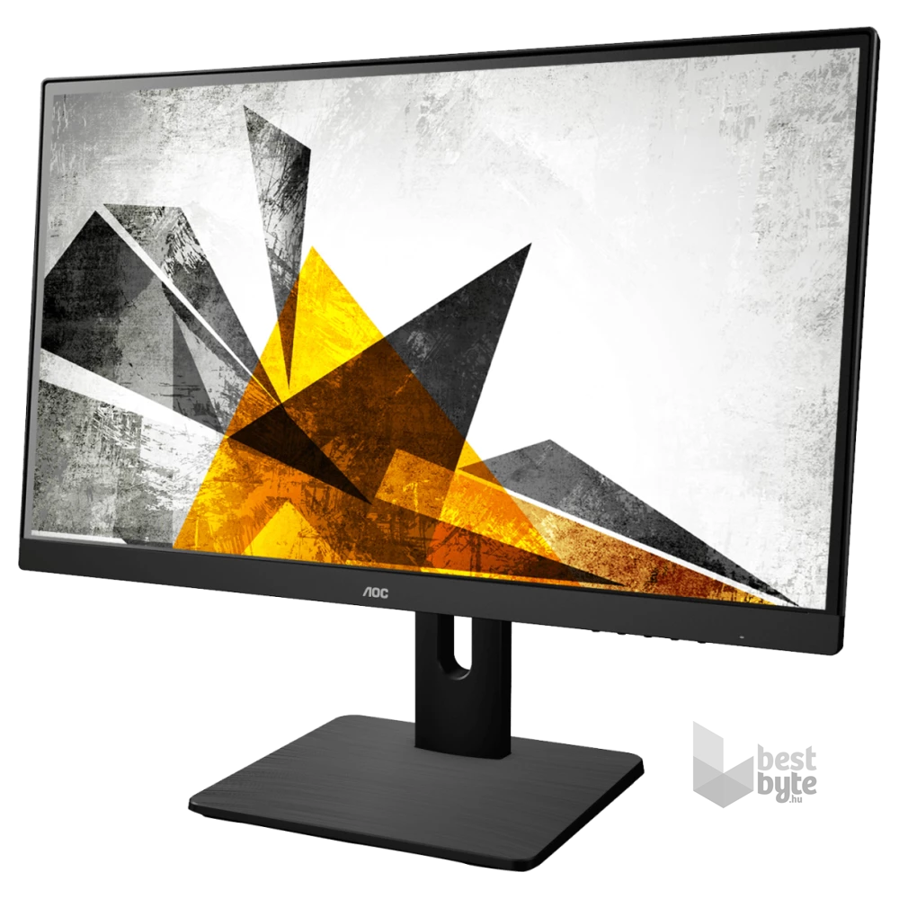 AOC 23,6" E2475PWJ TN FHD HDMI/VGA/DVI/hangszóró fekete monitor (Használt A)