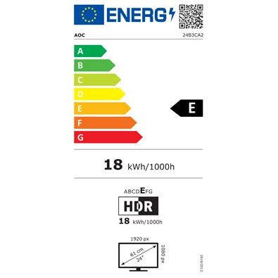 AOC 23,8" 24B3CA2 FHD IPS 100Hz HDMI/USB-C monitor