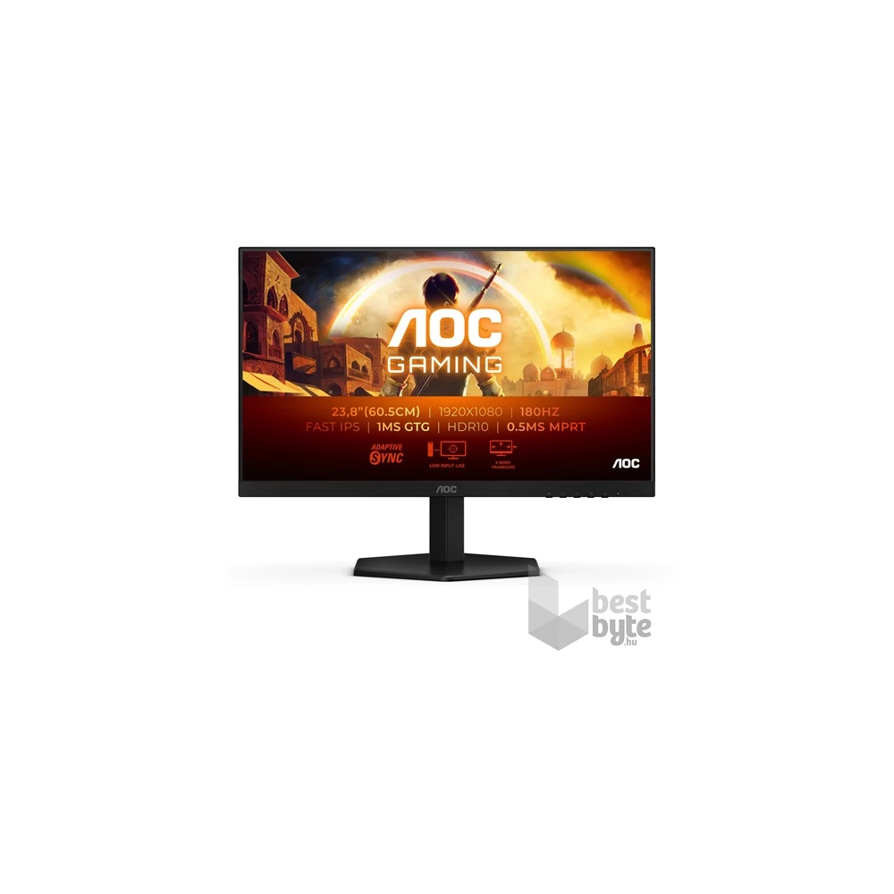 AOC 24" 24G42E FHD IPS 180Hz HDMI/DP gamer monitor
