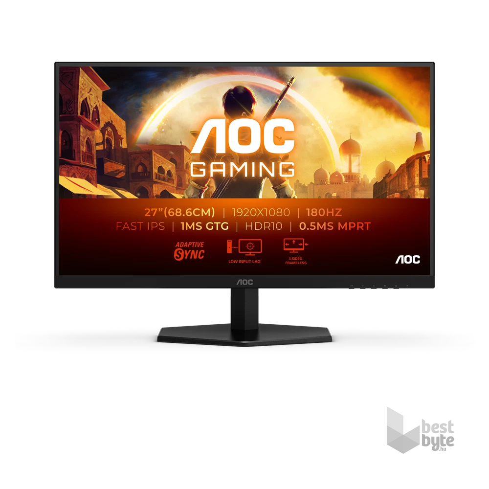 AOC 27" 27G42E FHD IPS 180Hz HDMI/DP gamer monitor