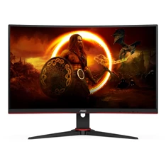AOC 27" C27G2ZE/BK FHD VA 240Hz HDMI/DP ívelt kijelzős gamer monitor