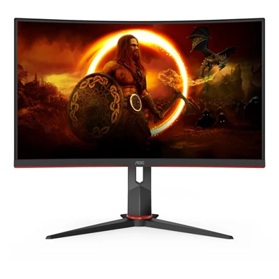AOC 27" C27G2ZU/BK FHD VA 240Hz HDMI/DP ívelt kijelzős gamer monitor
