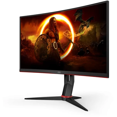 AOC 27" C27G2ZU/BK FHD VA 240Hz HDMI/DP ívelt kijelzős gamer monitor