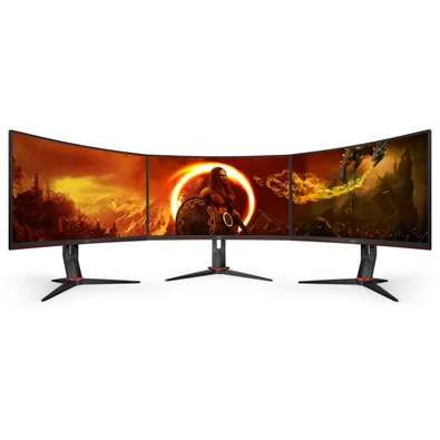 AOC 27" C27G2ZU/BK FHD VA 240Hz HDMI/DP ívelt kijelzős gamer monitor